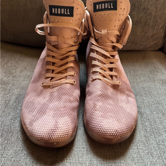 NOBULL Pink High-Top Trainers - Picture 3 of 5
